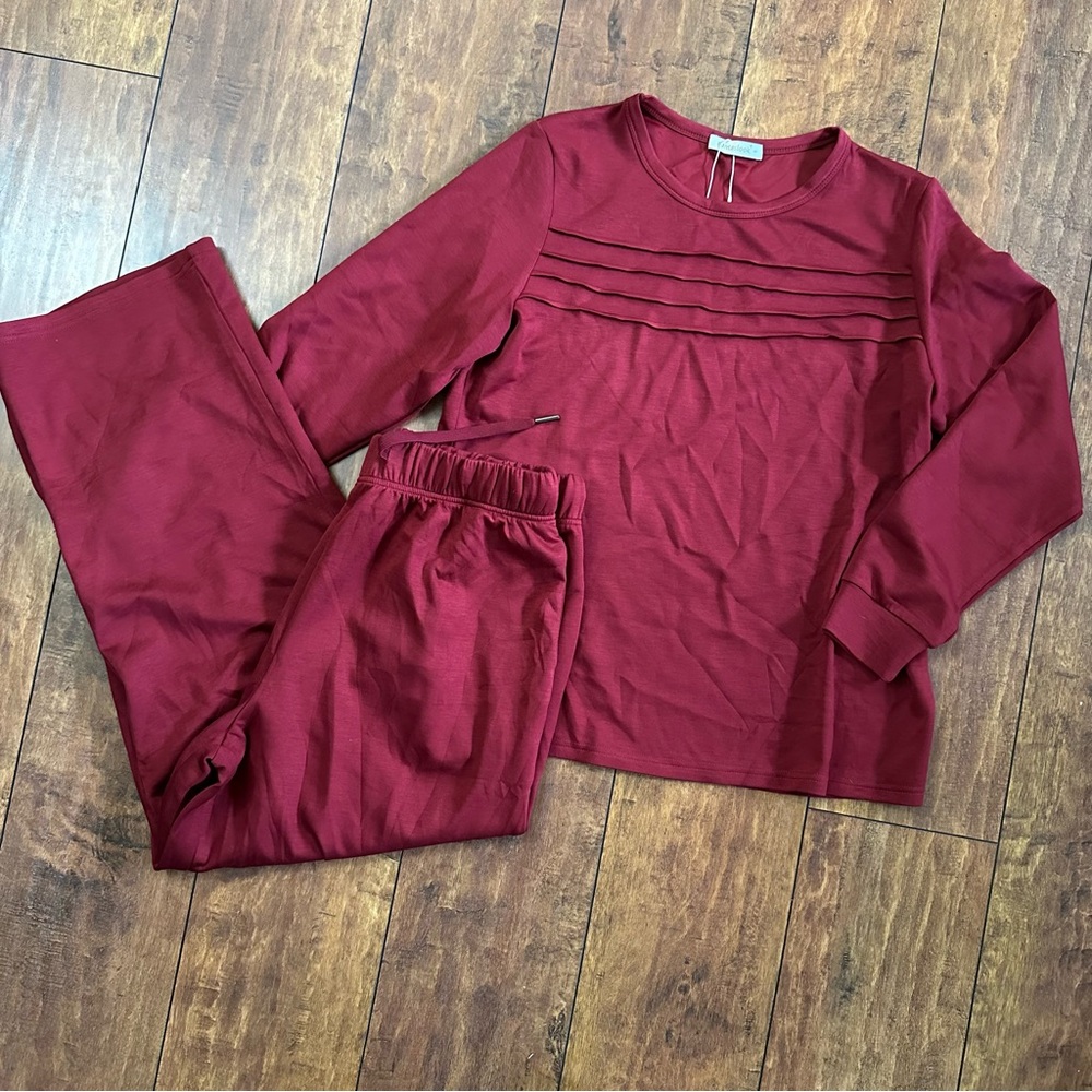 Red 2 Piece Lounge Set - NWT